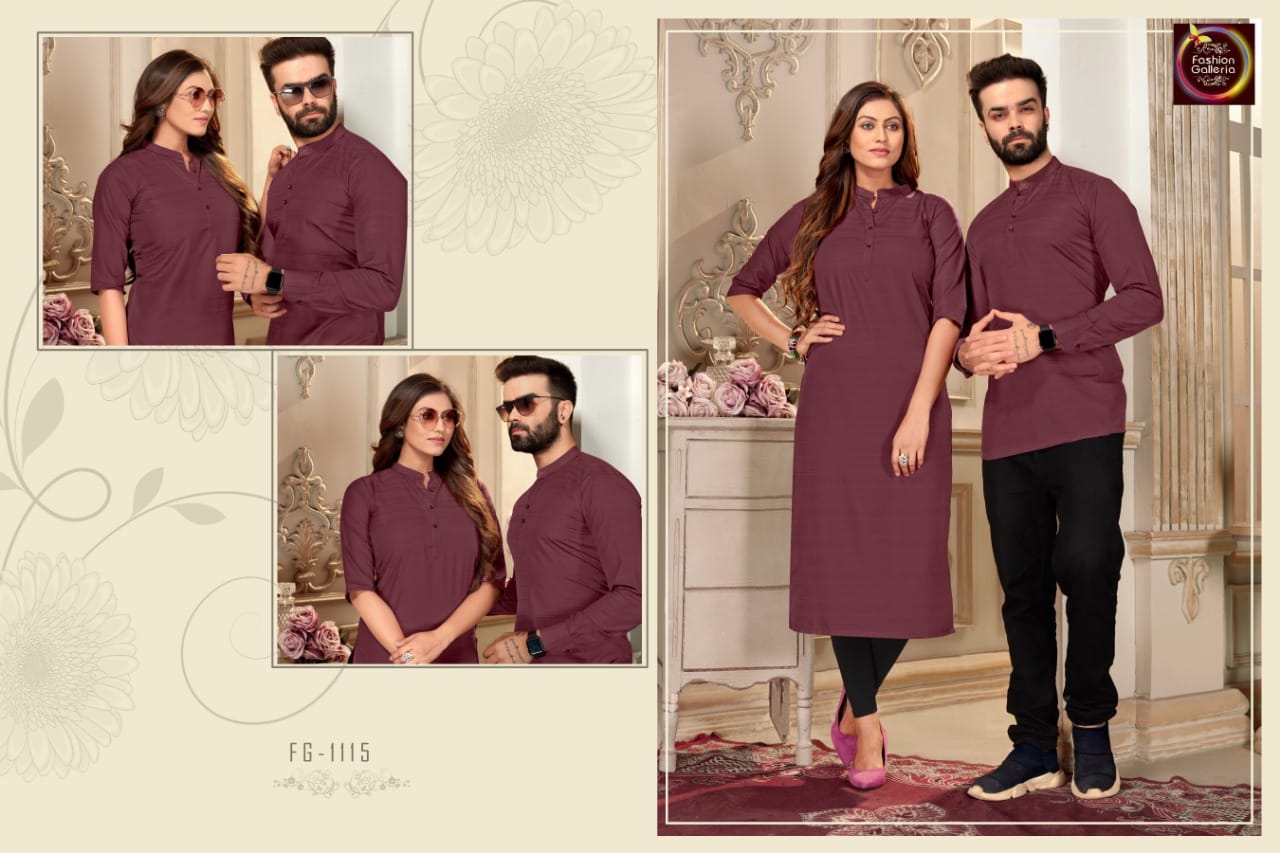 Fg Sui Dhaga New Fancy Party Wear Designer Couple Wear Kurta Collection
